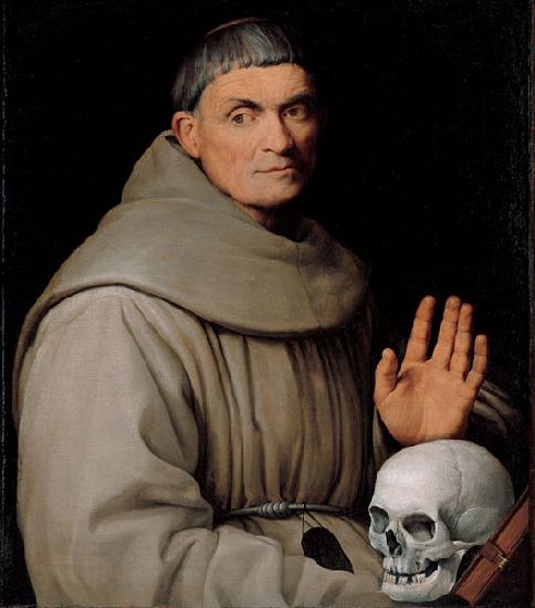 Jacopo Bassano Portrait of a Franciscan Friar oil painting image